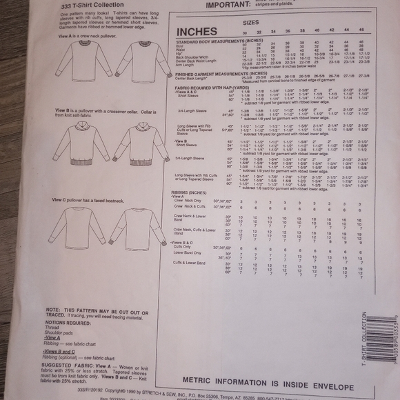 Vintage uncuted sewing patterns - Picture 6 of 6